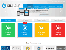 Tablet Screenshot of gifajans.com